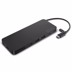 Lenovo 4X11N40213 laptop dock/port replicator Wired USB 3.2 Gen 1 (3.1 Gen 1) Type-C Black