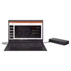 Lenovo 40AY0135UK laptop dock/port replicator Wired USB 3.2 Gen 1 (3.1 Gen 1) Type-C Black - Additional view 7