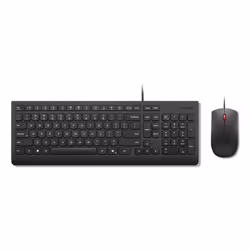 Lenovo 4X31R64446, Full-size (100%), Wired, USB, Black, Mouse included