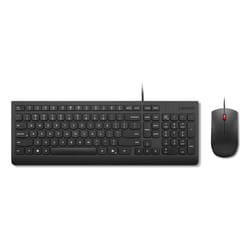 Lenovo 4X31R64446 keyboard Mouse included Universal USB Nordic Black