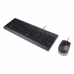 Lenovo Essential Wired Combo Black US Euro keyboard Mouse included Universal USB - Additional view 3