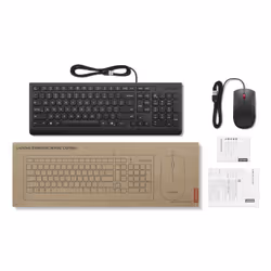 Lenovo 4X31R64414 keyboard Mouse included Universal USB German Black - Additional view 4
