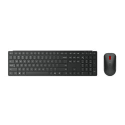 Lenovo 4X31S04814 keyboard Mouse included Office RF Wireless + Bluetooth German Black