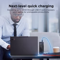 Lenovo 140W Smart Laptop Power Bank Lithium-Ion (Li-Ion) 20000 mAh Black - Additional view 7