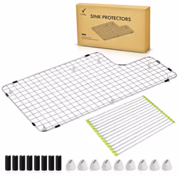 SINK RACK Compatible with Kohler Sink K 5826 and K 5827 - SINK PROTECTOR for whitehaven sink (ONE PIECE) - SINK GRID for Kohl ...