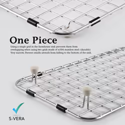 SINK RACK Compatible with Kohler Sink K 5826 and K 5827 - SINK PROTECTOR for whitehaven sink (ONE PIECE) - SINK GRID for Kohler sink - GIFTS: BIG Dryi