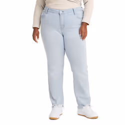 Levi's Women's Plus-Size 724 High Rise Straight Jeans Slate Scan 39 Regular