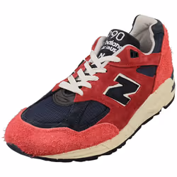 New Balance 990v2 Made In Usa Mens Fashion Trainers in Chrysanthemum - 7 UK