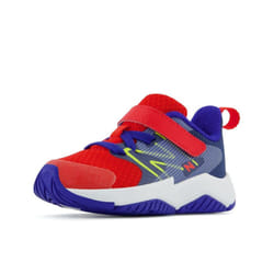New Balance Kids Rave Run V2 Hook and Loop Running Shoe  Neo FlameLemonadeMoon Shadow  3 Infant