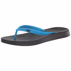 New Balance Unisex-Adult 24 V1 Flip-Flop Black/Vibrant Sky 11.5 Wide Women/10 Men