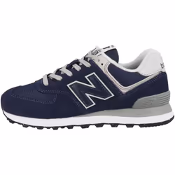 New Balance Women's 574 Core Sneaker Navy/White 10.5