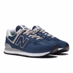 New Balance Women's 574 Core Sneaker  Navy/White  10.5