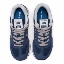 New Balance Women's 574 Core Sneaker  Navy/White  10.5