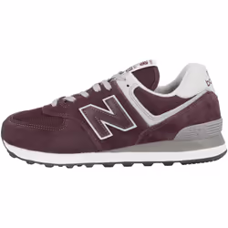 New Balance Women's 574 Core Sneaker  Burgundy/White  6.5