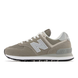 New Balance Womens 574 core Sneaker, greyWhite, 8