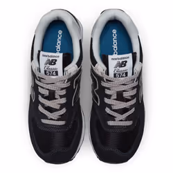 New Balance Women's 574 Core Sneaker  Black/White  10.5