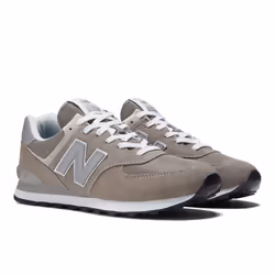 New Balance Men's 574 Core Sneaker  Grey/White  8