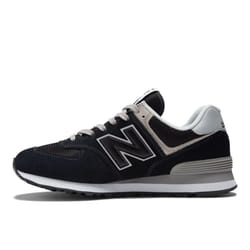 New Balance Men 's 574 Core Sneaker  Black/White  7