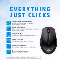 HP 430 Multi-Device Wireless Mouse - Additional view 8