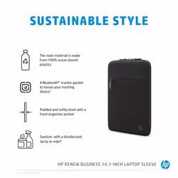 HP Renew Business 14.1-inch Laptop Sleeve - Additional view 5
