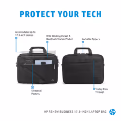 HP Renew Business 17.3-inch Laptop Bag - Additional view 8