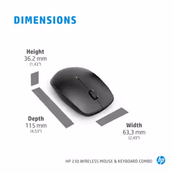 HP 230 Wireless Mouse and Keyboard Combo - Additional view 7