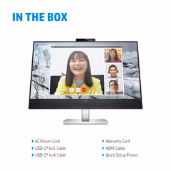 HP E-Series E27m G4 QHD USB-C Conferencing Monitor - Additional view 4