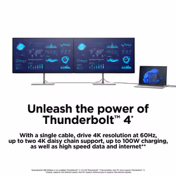 HP E-Series E27m G4 QHD USB-C Conferencing Monitor - Additional view 6