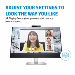 HP E-Series E27m G4 QHD USB-C Conferencing Monitor - Additional view 8