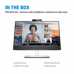 HP E24m G4 FHD USB-C Conferencing Monitor - Additional view 4