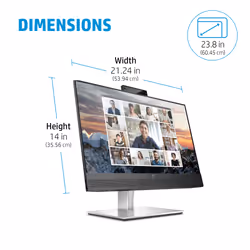 HP E24m G4 FHD USB-C Conferencing Monitor - Additional view 5