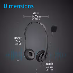 HP Stereo 3.5mm Headset G2 - Additional view 2