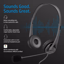 HP Stereo 3.5mm Headset G2 - Additional view 3