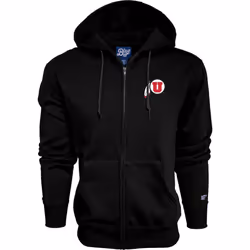 Blue 84 Men's Utah Utes Full Zip Hoodie Icon  Team Color  Large