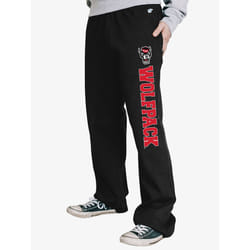 Blue 84 Men's North Carolina State Wolfpack Sweatpants Captain, Team Color, Medium