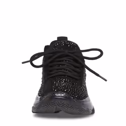 Steve Madden Women's Maxima Sneaker  Black  8