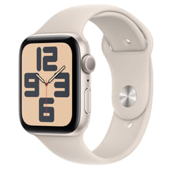 Apple Watch SE GPS 44mm Starlight Aluminium Case with Starlight Sport Band - M/L