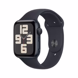 Apple Watch SE GPS + Cellular 44mm Midnight Aluminium Case w/ Midnight Sport Band - M/L, OLED, Touchscreen, 32 GB, Wi-Fi, GPS ...
