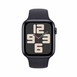 Apple Watch SE GPS + Cellular 44mm Midnight Aluminium Case w/ Midnight Sport Band - S/M - Additional view 2
