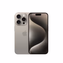 Apple iPhone 15 Pro 128GB Natural Titanium, 15.5 cm (6.1"), 2556 x 1179 pixels, 128 GB, 48 MP, iOS 17, Titanium