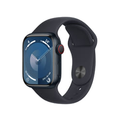 Apple Watch Series 9 GPS + Cellular 41mm Midnight Aluminium Case w/ Midnight Sport Band - M/L