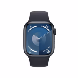 Apple Watch Series 9 GPS 41mm Midnight Aluminium Case w/ Midnight Sport Band - M/L