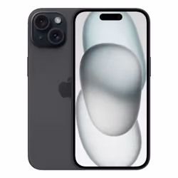 Apple iPhone 15 , 15.5 cm (6.1"), 2556 x 1179 pixels, 128 GB, 48 MP, iOS 17, Black