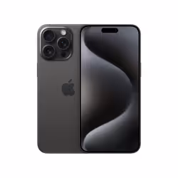 Apple iPhone 15 Pro Max , 17 cm (6.7"), 2796 x 1290 pixels, 256 GB, 48 MP, iOS 17, Titanium, Black