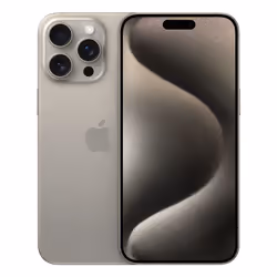Apple iPhone 15 Pro Max 256GB Natural Titanium, 17 cm (6.7"), 2796 x 1290 pixels, 256 GB, 48 MP, iOS 17, Titanium