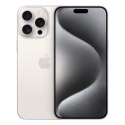 Apple iPhone 15 Pro Max 512GB White Titanium, 17 cm (6.7"), 2796 x 1290 pixels, 512 GB, 48 MP, iOS 17, Titanium, White