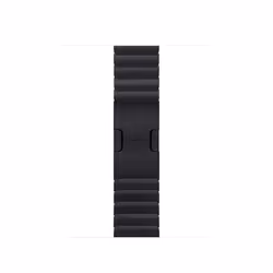 Apple 38mm Space Black Link Bracelet, Band, Smartwatch, Black, Apple, Apple Watch 38 mm, 40 mm, 41 mm, Stainless steel