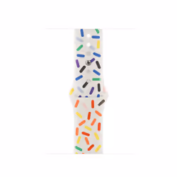 Apple 41mm Pride Edition Sport Band - S/M, Band, Smartwatch, Multicolour, Apple, Apple Watch 38 mm, 40 mm, 41 mm, Fluoroelast ...