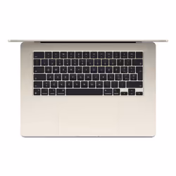 Apple MacBook Air 15-inch : M3 chip with 8-core CPU and 10-core GPU, 8GB, 256GB SSD - Starlight