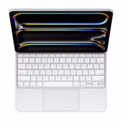 Apple iPad Magic Keyboard Case for iPad Pro 13-inch (M4)  Great Typing Experience  Built-in Trackpad  Function Row  US English - White